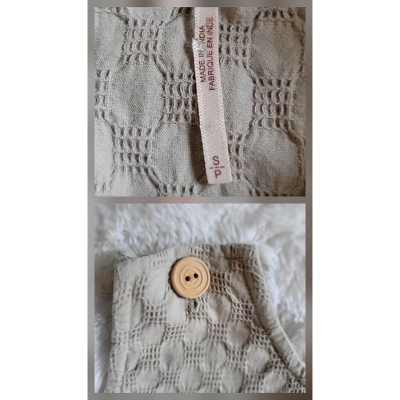 Free People Sage Green  She's A Catch Wide Leg  Sleeveless Jumpsuit -S - Picture 11 of 11